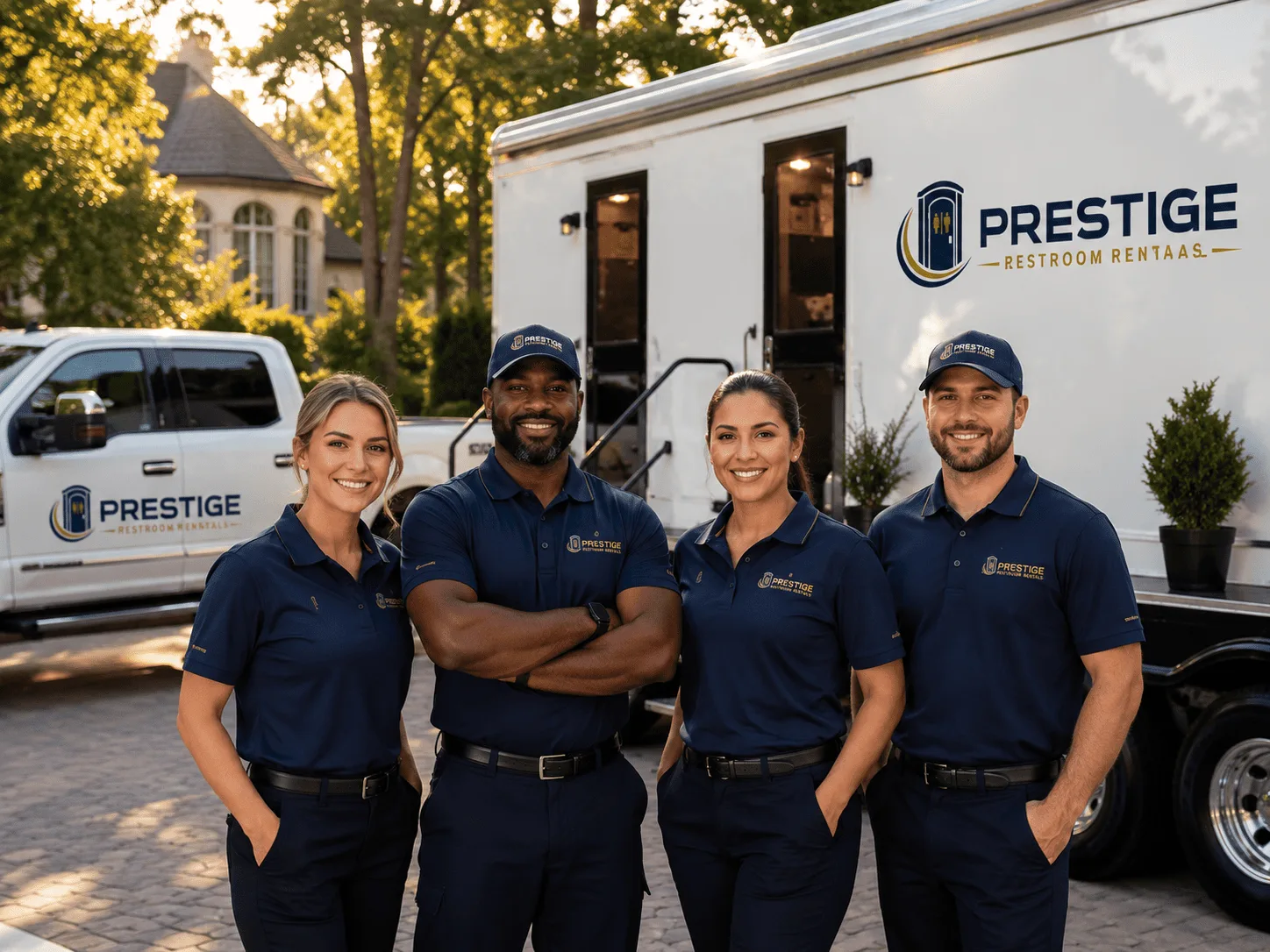 Trusted Luxury Portable Restrooms company in Farmer, OH